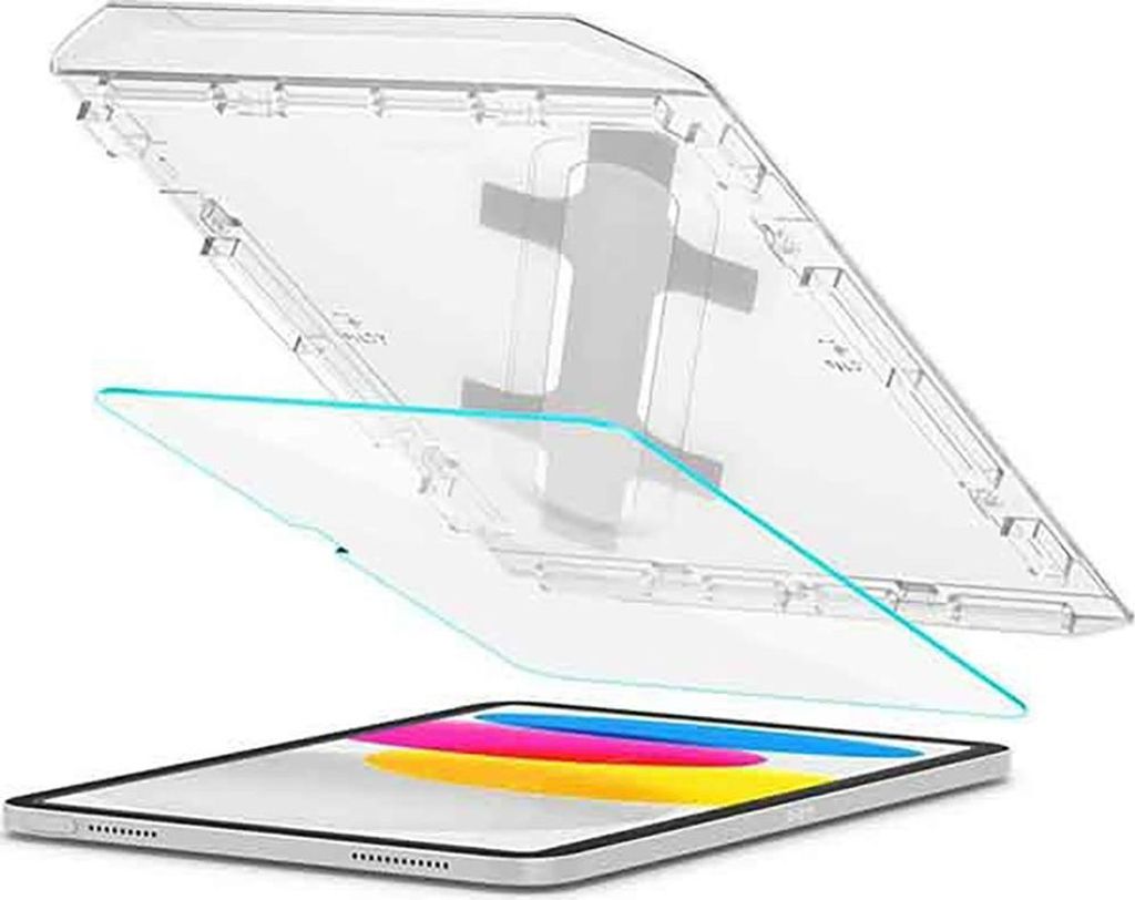 Spigen EZ FIT GLAS.tR, Helder schermbeschermfolie, 9H, Productafbeelding 