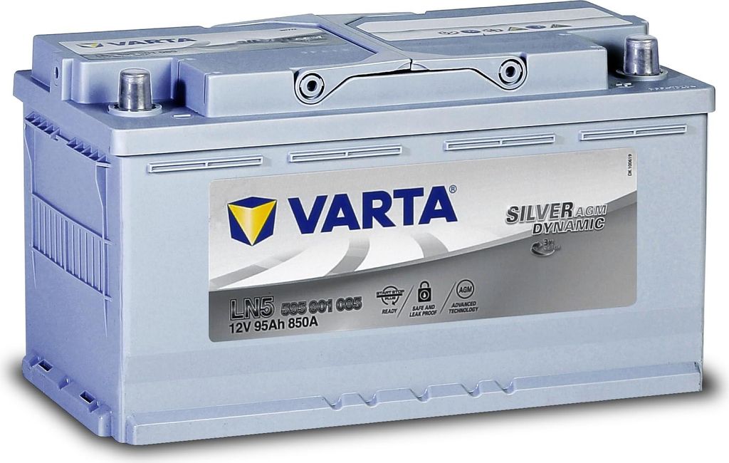Varta A5 Silver Dynamic AGM 595901085D852 Autobatterie 12V Produktbild 
