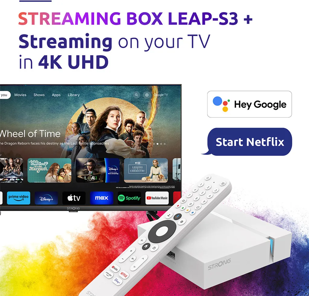 Passerelle multimédia 4K Strong LEAP-S3+V2 - Boîtier Smart TV Android - 3