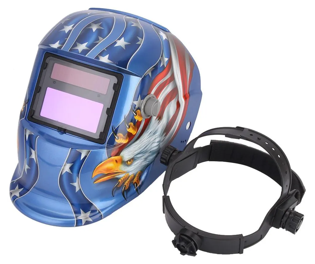 Masque de soudeur automatique solaire avec serre-tête ajustable