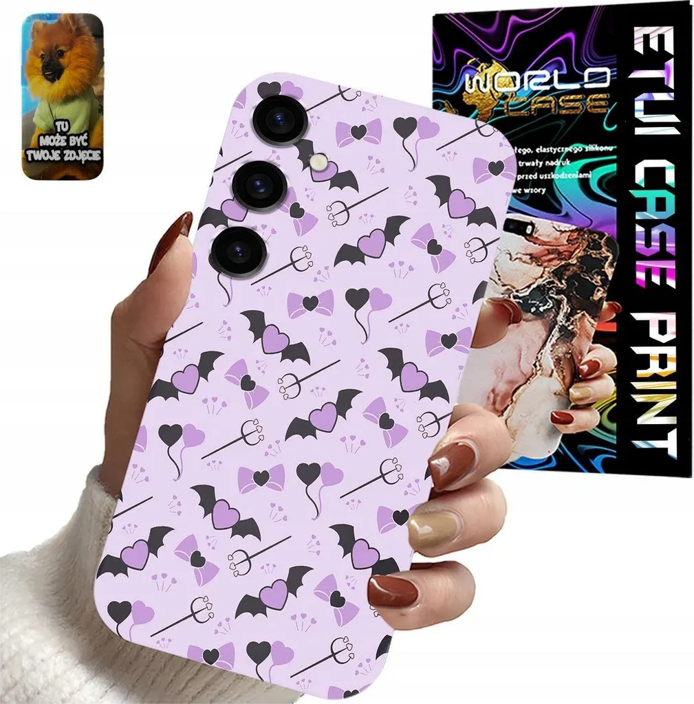 Custodia Samsung Galaxy S24 Forchetta Diavolo Cuori Fiocchi + Foil