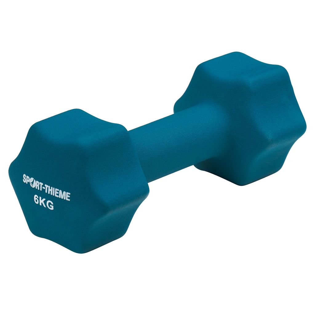 Sport-Thieme Fausthantel "Neopren", Blau, 6 kg