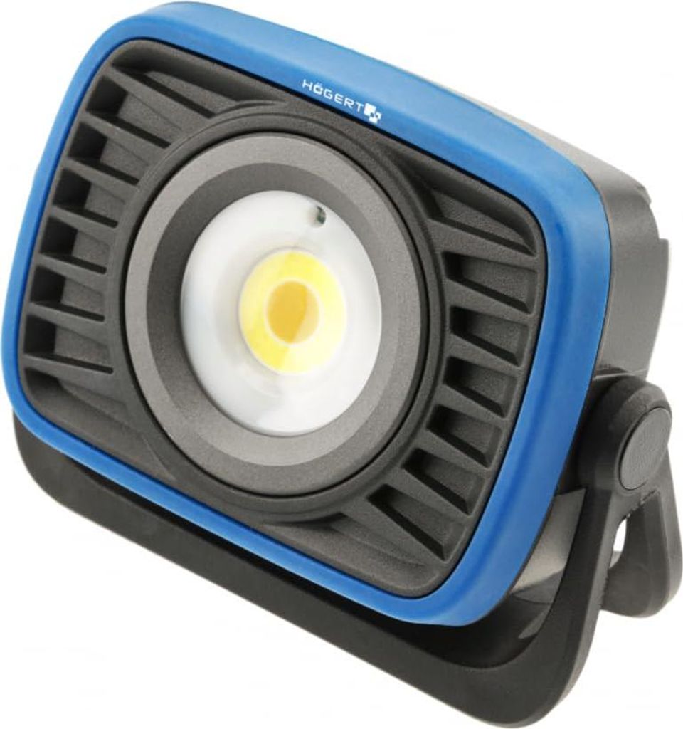 HÖGERT TECHNIK Arbeitslampe 1500 lm, 4 Lichtfarben + Rot, 18 Modi, USB-C/USB-A Powerbank, 360° drehbar, IPX4 Spritzwasserschutz, Magnetbefestigun...