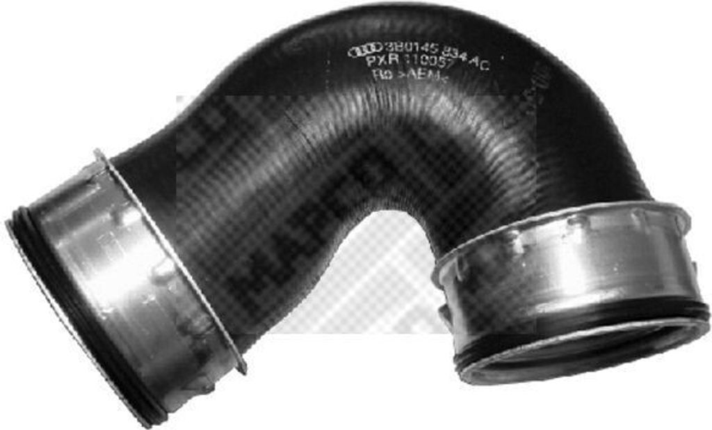 MAPCO 39821 Turbo Ladeluftschlauch für VW PASSAT Variant (3B6) PASSAT (3B3) für AUDI A6 Avant (4B5, C5) A6 Limousine (4B2, C5)