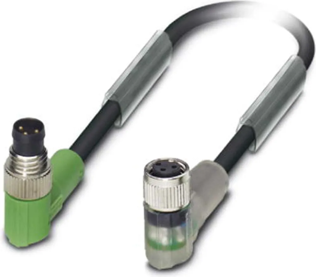 Cavo Collegamento M8 Phoenix Contact LED Angolato 3 Poli - Ottimizzazione Linea