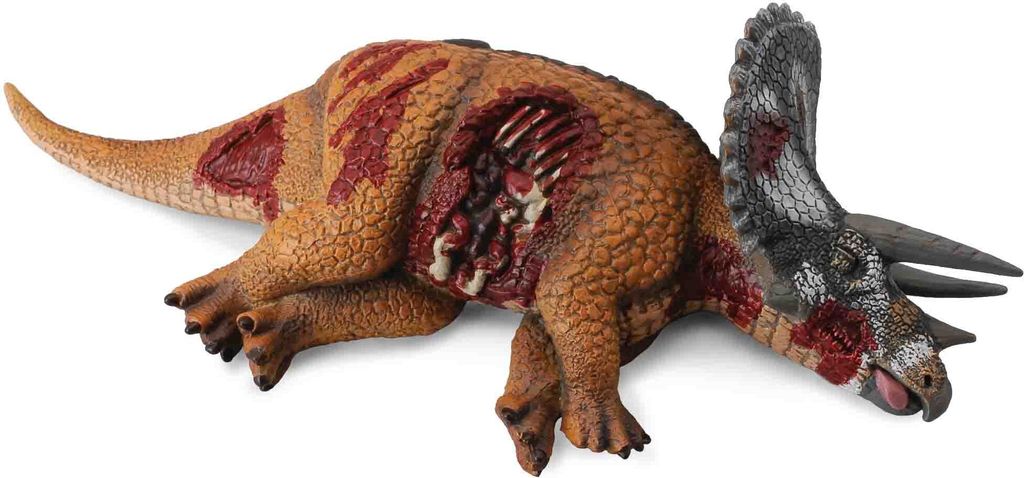 Collecta Dinosaurier Spielfigur Triceratops orange Produktbild 