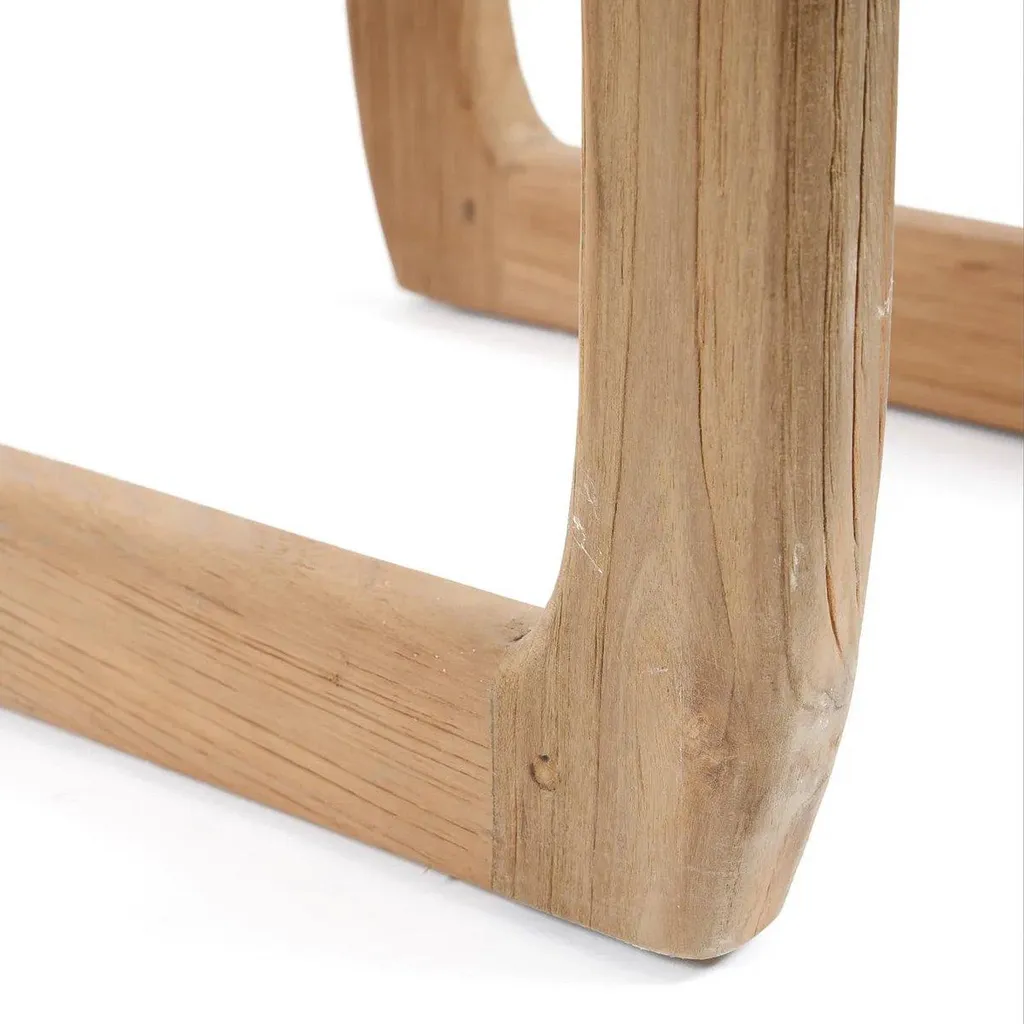 Tabouret d'extérieur pour bar de piscine et cuisine d'été - Blanc mat - 6