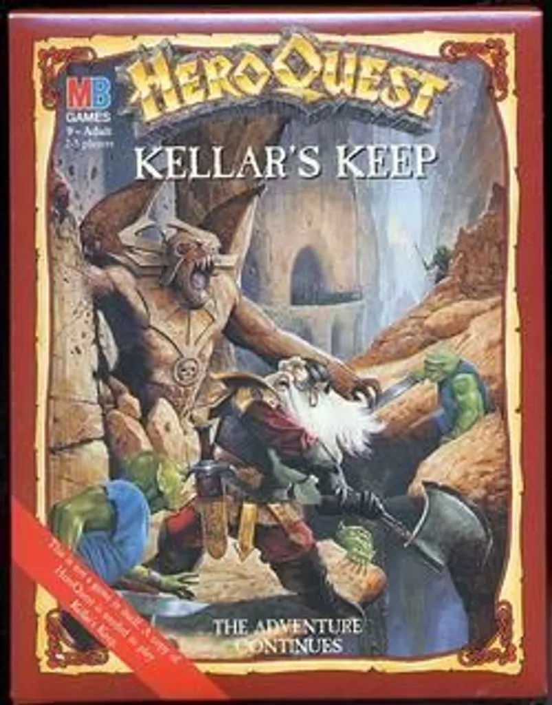 HeroQuest Kellars Keep : Extension avec 17 Figurines et 10 Quêtes Epic