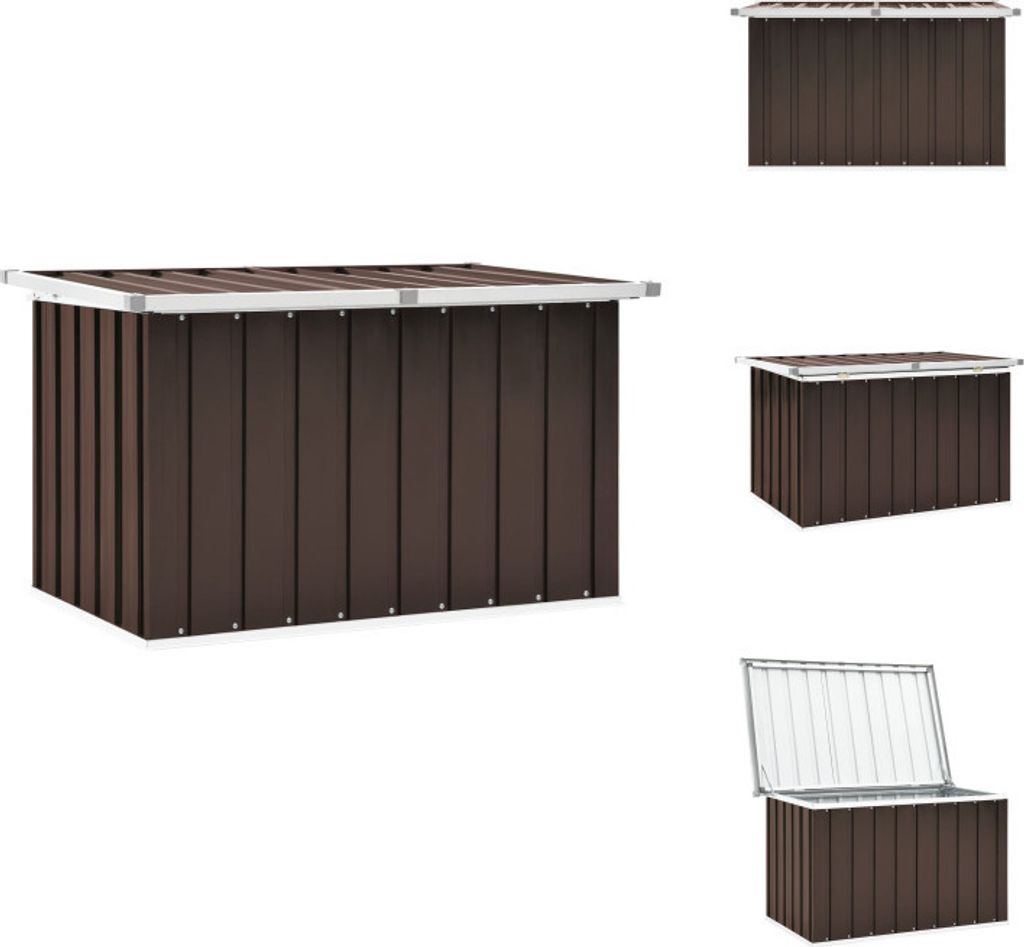 vidaXL Gartenbox Braun 109 x 67 x 65 cm - Gartenboxen