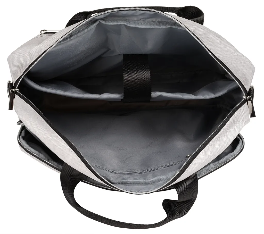 Mallette ordinateur portable bugatti porte-documents élégant gris - 16