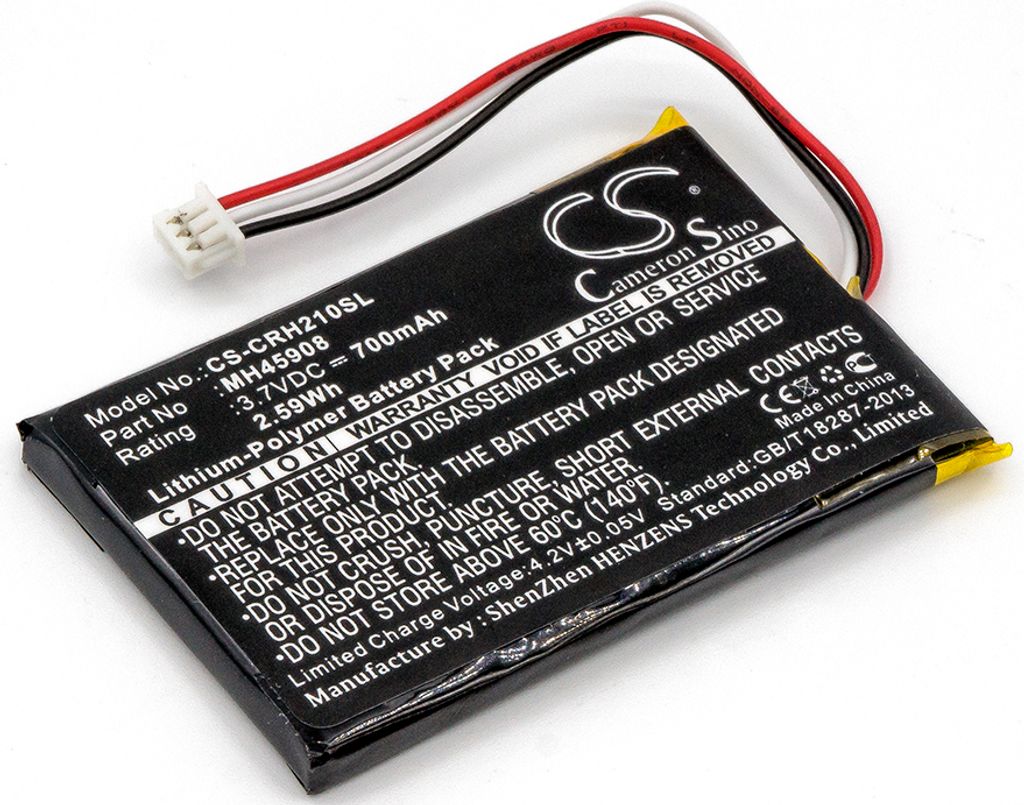 TECHTEK Akku Kompatibel mit [CORSAIR] CA-9011127-NA, CA-9011136-AP, Gaming H2100 Dolby 7.1 Wireless Gaming Headset, H2100, HS70, HS70 Void Pro RGB, H