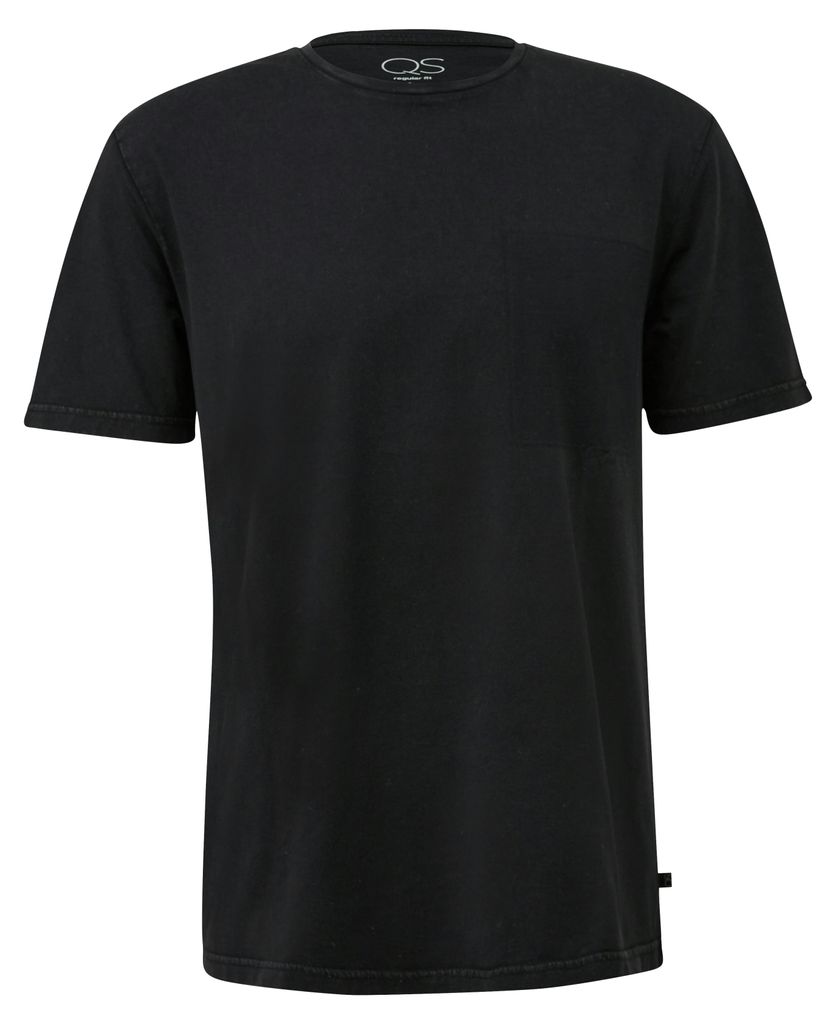 s.Oliver T-Shirt mit Artwork-Print, gewaschener Look, aus Jersey, Regular Fit