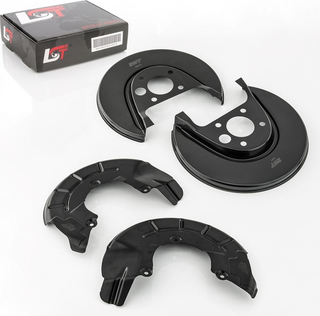 4x Deckblech Bremsscheibe Schutzblech Ankerblech Komplett Set für SKODA RAPID