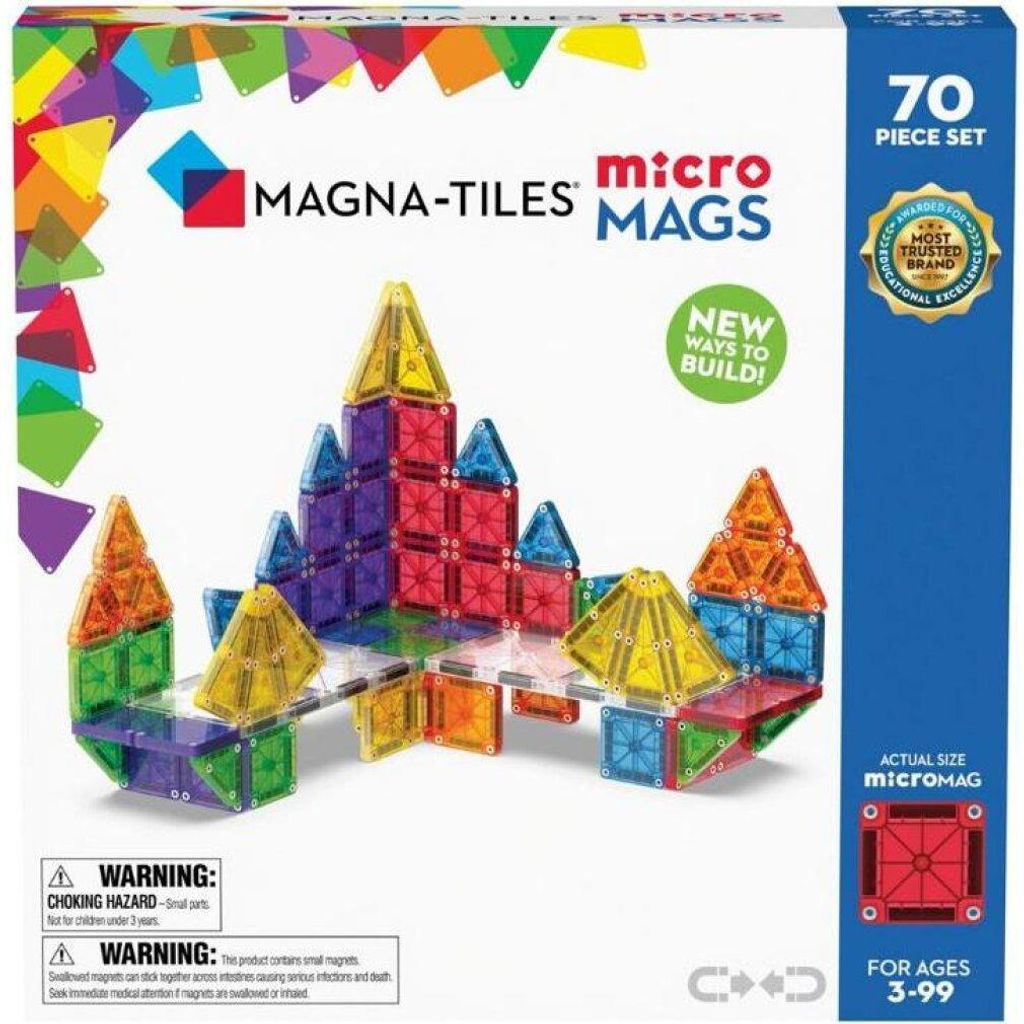 Magnetsatz Magna-Tiles MicroMags 70 dlks