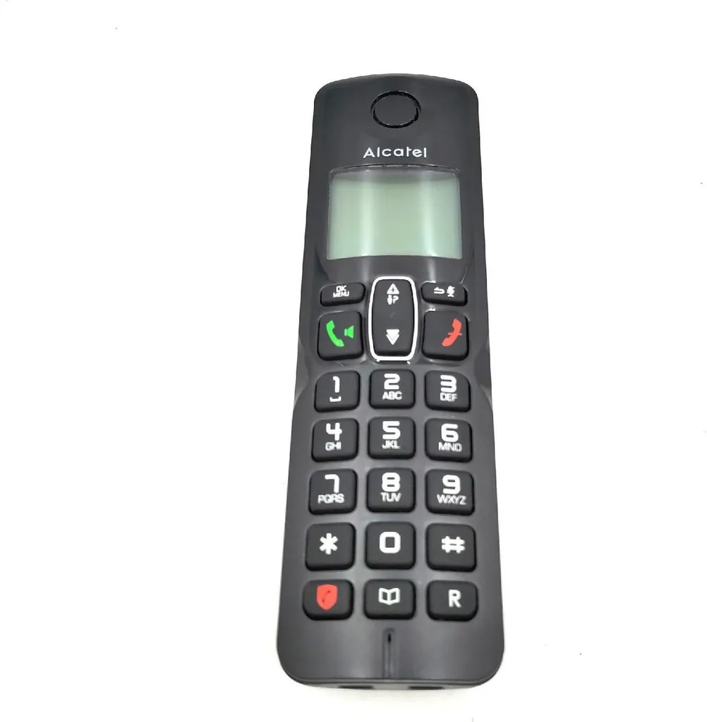 Alcatel S280 EWE Téléphone DECT avec Identificateur d'Appel Noir - 7
