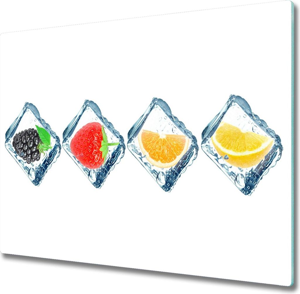 Glas Herdabdeckplatte 60x52 cm Spritzschutz Produktbild 