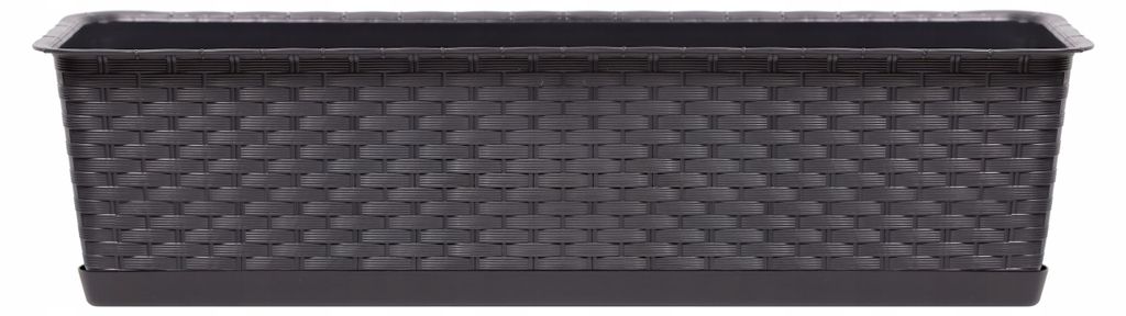 Blumentopf RATOLLA Case P 500, braun, mit Untersetzer Produktbild 