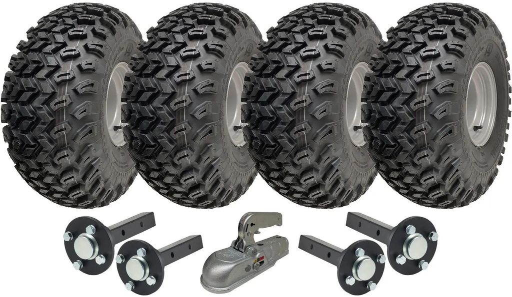 22x11.00-8 Twin Axle Utility ATV Quad Trailer Kit Kolesá Obrázok produktu 