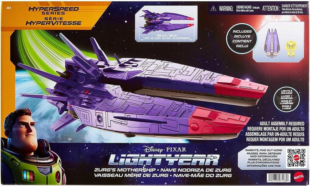 Buzz Lightyear Hyperdrive Zurgas Raumschiff Produktbild 