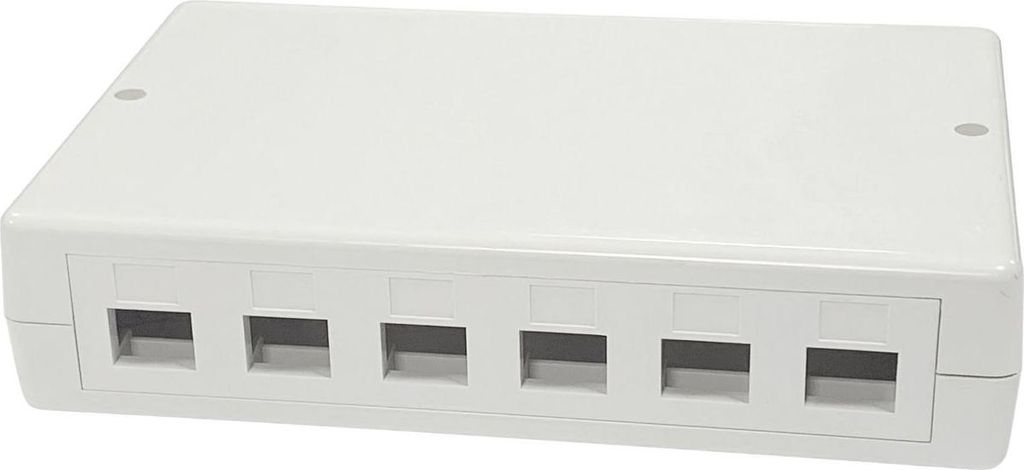 Lanview Aufputzgehäuse für 6/12 RJ45-Buchsen, LVN127774