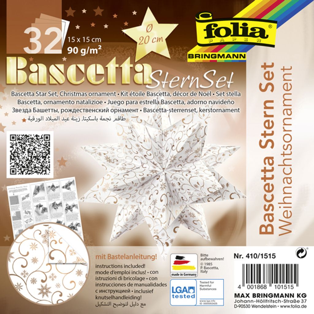 folia 410/1515 ulotki folia Bascetta gwiazda "Ornament 1", Zdjęcie produktu 