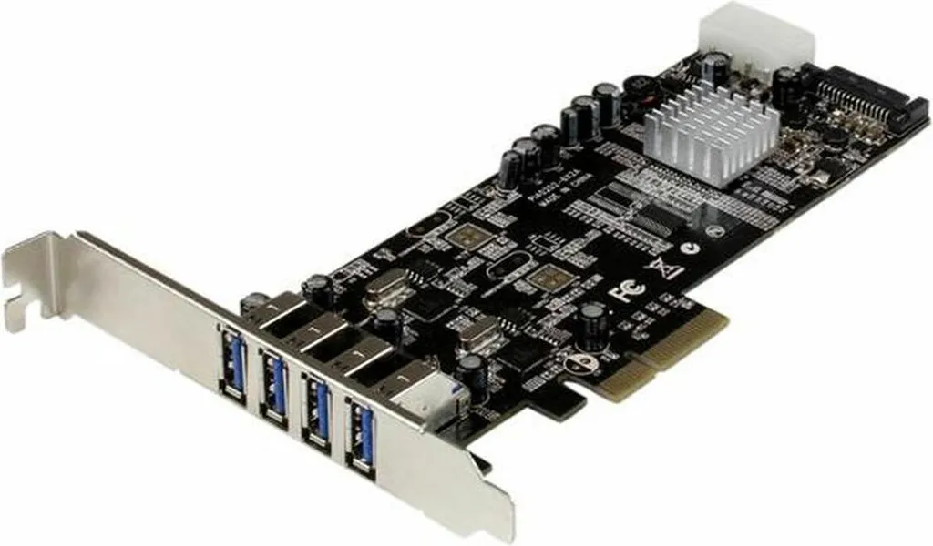 Carte PCI Express StarTech PEXUSB3S42V avec 4 ports USB 3.0 dédiés