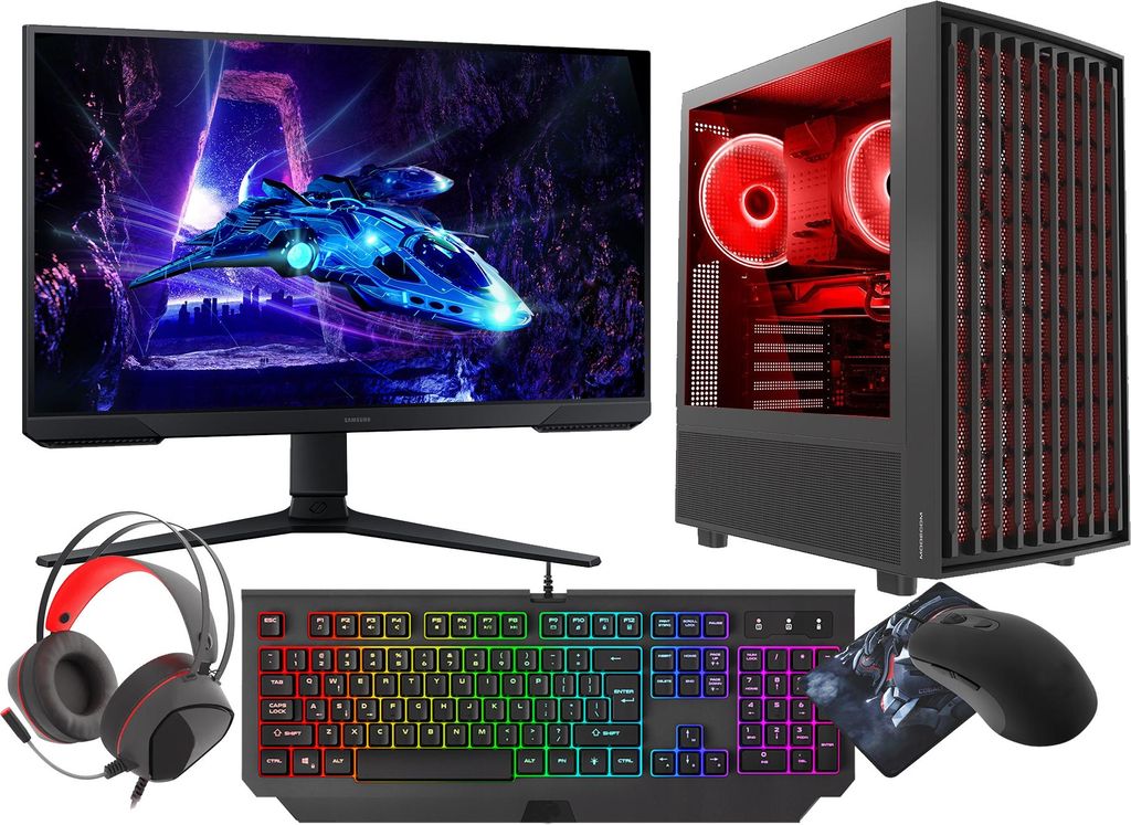 VIST Breeze Ryzen 7 8700F RTX 5070 32GB SSD 1TB WIFI LCD 24 180Hz W11