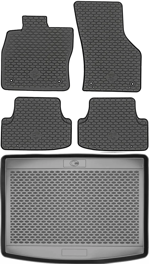 Accessori Audi A3 8Y: Set Tappetini e Vasca Baule Premium All-Weather