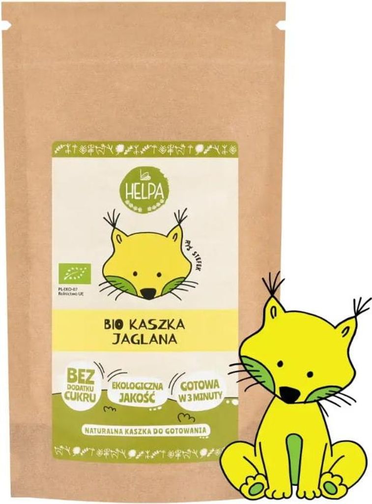 KASZKA JAGLANA BEZ DODATKU CUKRÓW BIO 200 g - HELPA