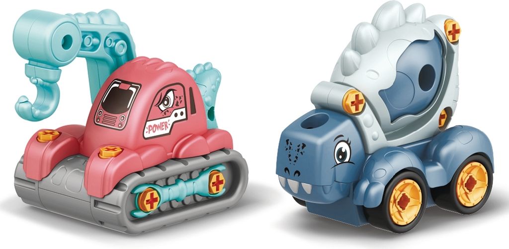 Auto Dino, Bagger 2 Stück, sortiert Spielzeug