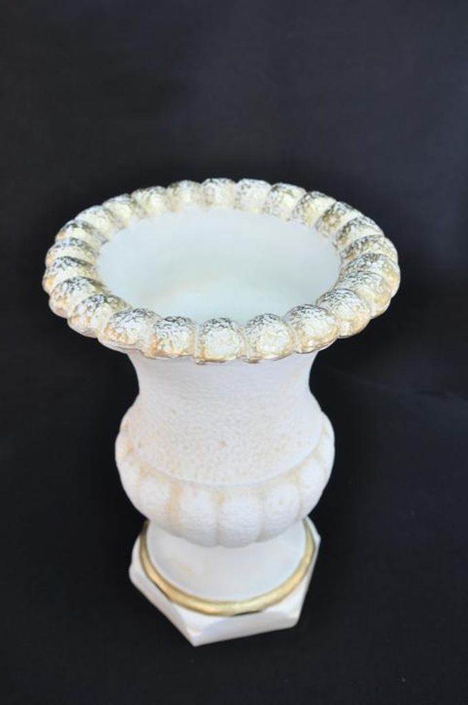 XXL Deko Vase Blumen Design Boden Dekoration Topf Antik Stil Raum Vasen 40cm Neu