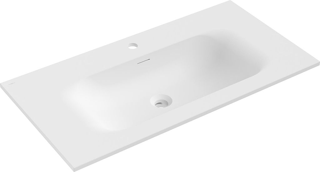 Mexen Vela lavabo à poser 91 x 46,5 cm, blanc mat - Image du produit 