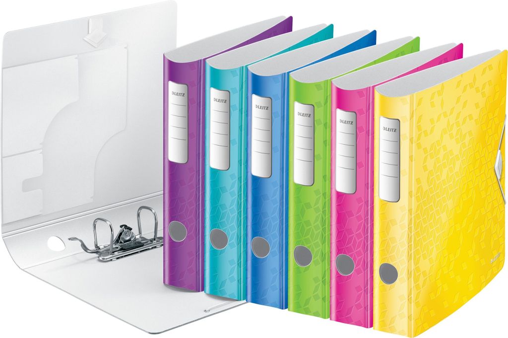 LEITZ Ordner Active WOW, 180 Grad, 60 mm, farbig sortiert Produktbild 