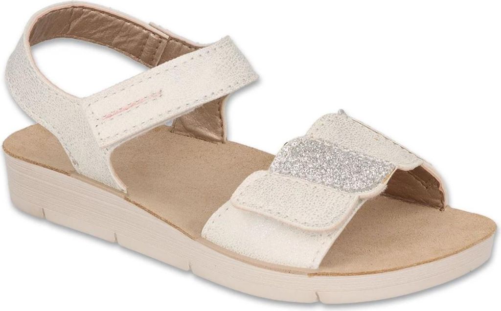 Sandalen Befado Clip 068Y005 metallic, Lederinnensohle