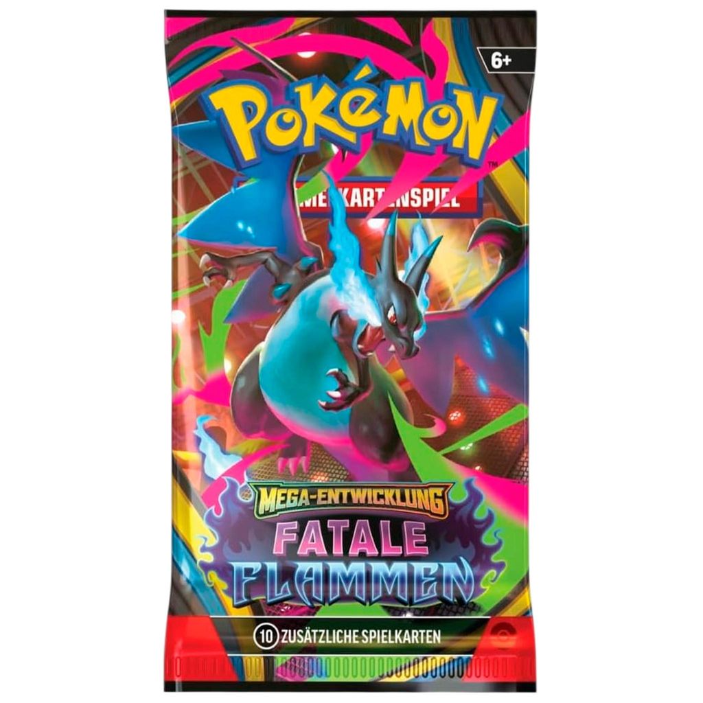 Pokémon Fatale Flammen Booster Deutsch Produktbild 