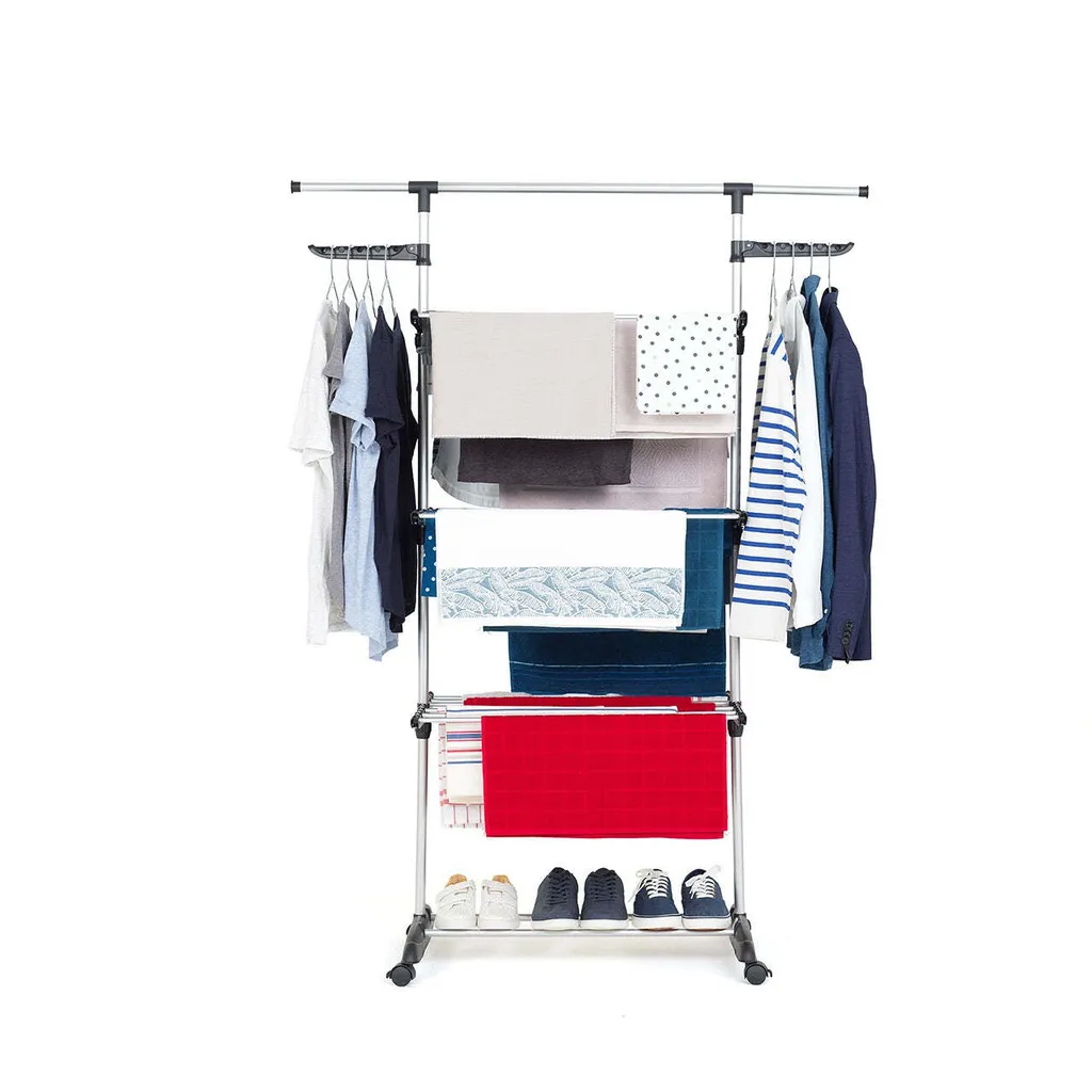 Séchoir à linge modulable Kitchen Move BAT-IH1 20m d'étendage robuste - 10