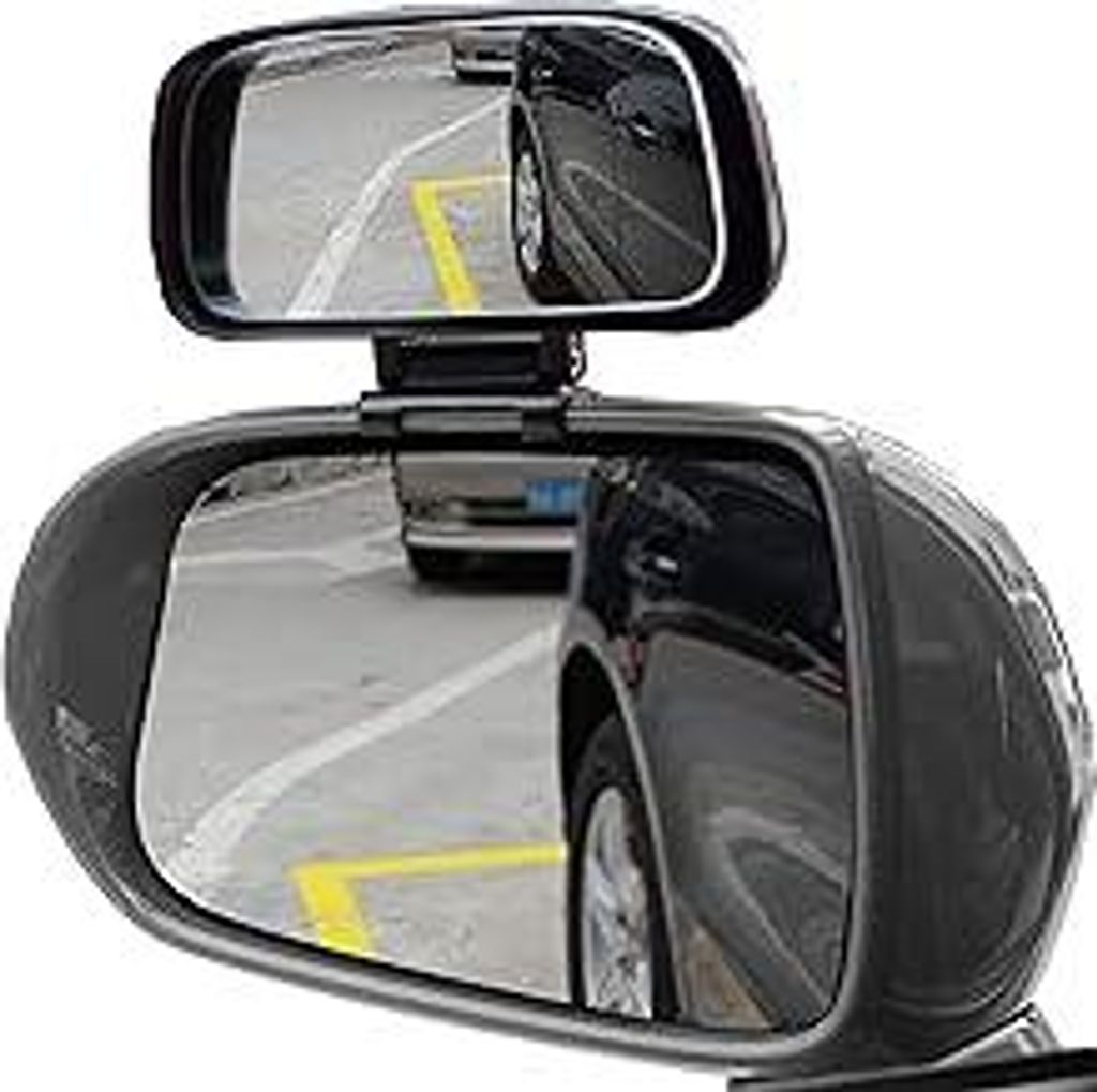 Yuentoen Toter Winkel Spiegel,Auto Toter Winkelspiegel,360 Grad Außenspiegel? Blindspiegel,Seitlicher Drehbarer Rückspiegel High Definition Weitw...