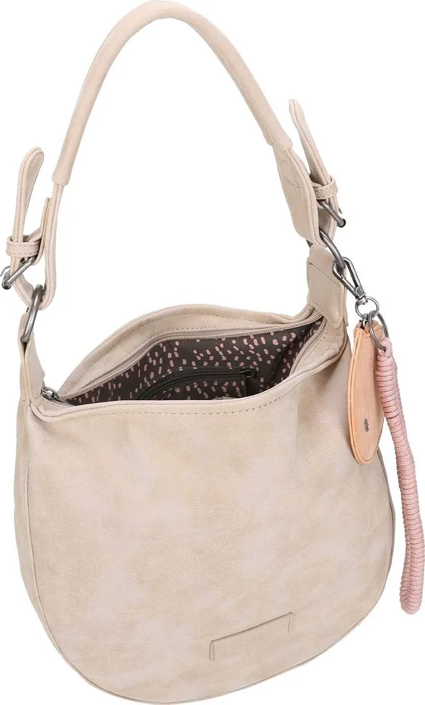 Borsa a Tracolla Fritzi Hobo Vintage Sand - Shopper Vegana Beige - 5