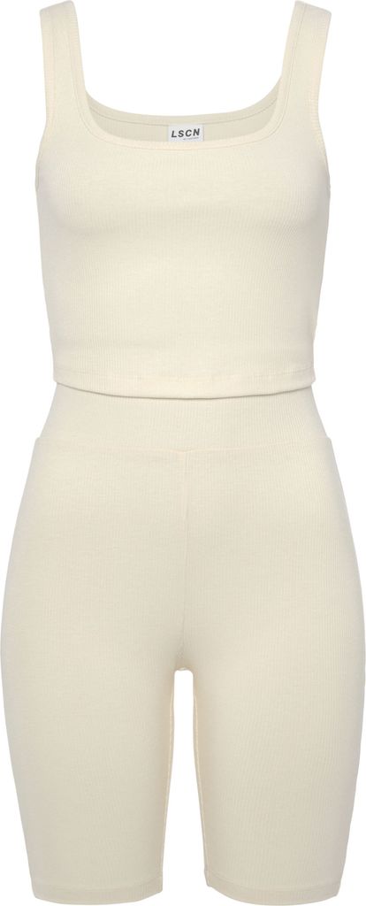 LASCANA Shorty beige Größe 40/42