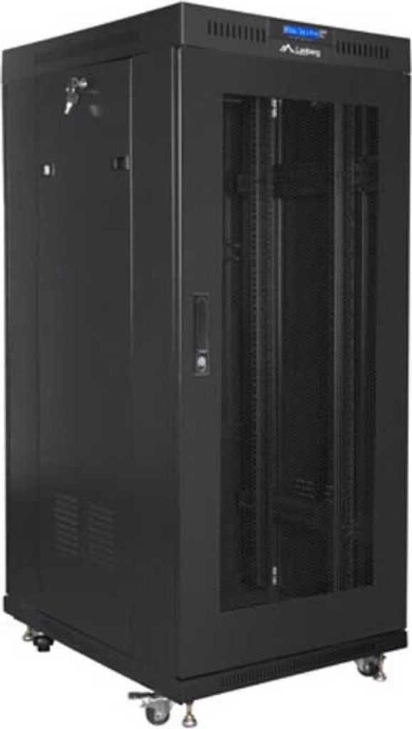 Lanberg FF01-6827-23BL szafa rack 27U wolnostojąca czarna Zdjęcie produktu 