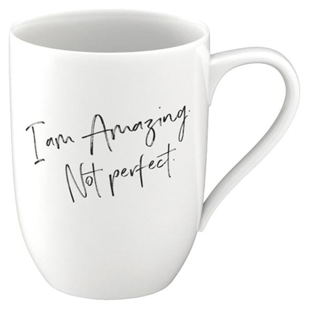 Taza con asa "Amazing". No es perfecta. 115 x 80 x 104 mm, Imagen del producto 