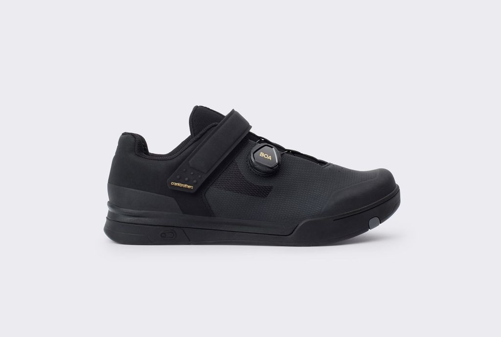 Crankbrothers Mallet Schuh, Boa, black/gold/black, 49 (EU) | 15 (US)