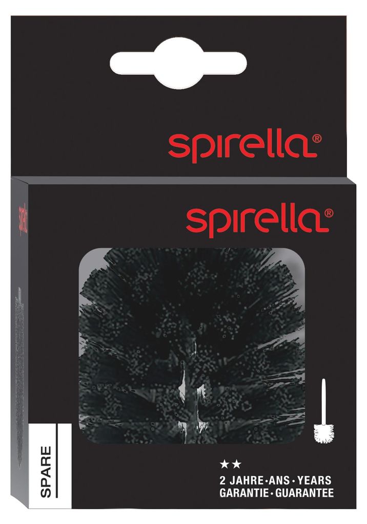 WC-Bürstenkopf Spirella Ø 8,3 cm schwarz 10.42525 Produktbild 