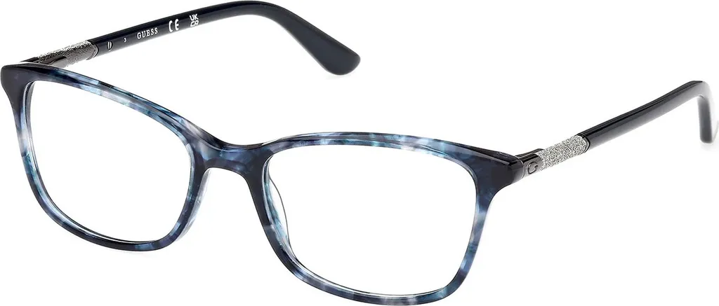 Lunettes Guess GU2658-N Blue Havana : monture légère sans compression