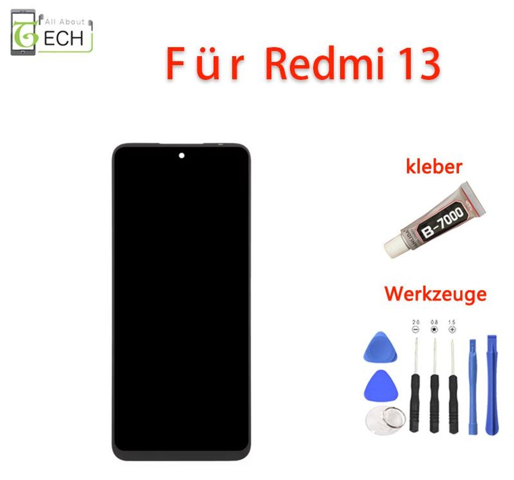 Für Xiaomi Redmi 13 24040RN64Y LCD Display Touchscreen Produktbild 