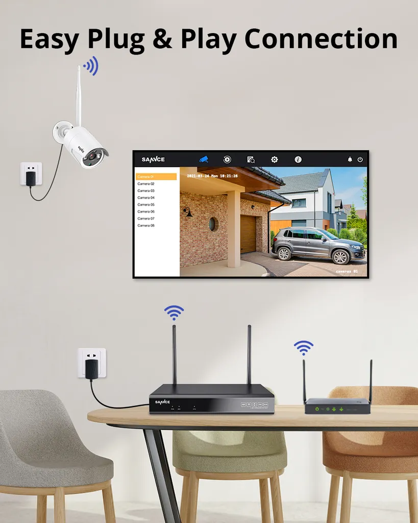 Caméra extérieure IP66 avec résolution 3MP et vision nocturne longue - 5