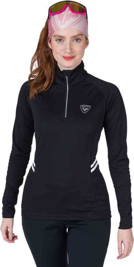Rossignol Poursuite Langarm-baselayer Schwarz L Frau Schwarz L