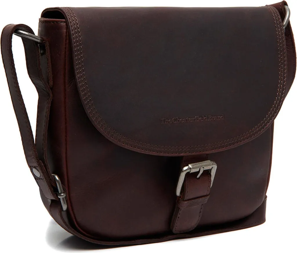 The Chesterfield Brand borsa a tracolla Lucian Shoulderbag Brown marrone scuro