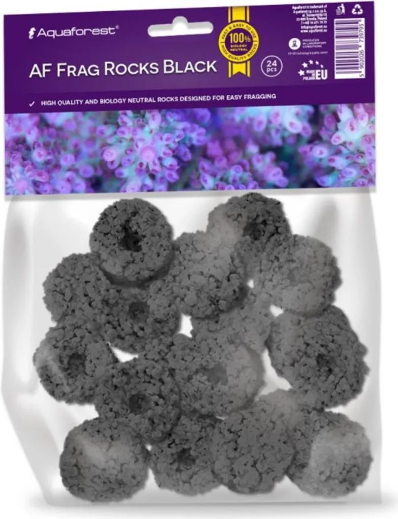 Supports de bouturage pour coraux AF Frags Rocks noirs x24 unités