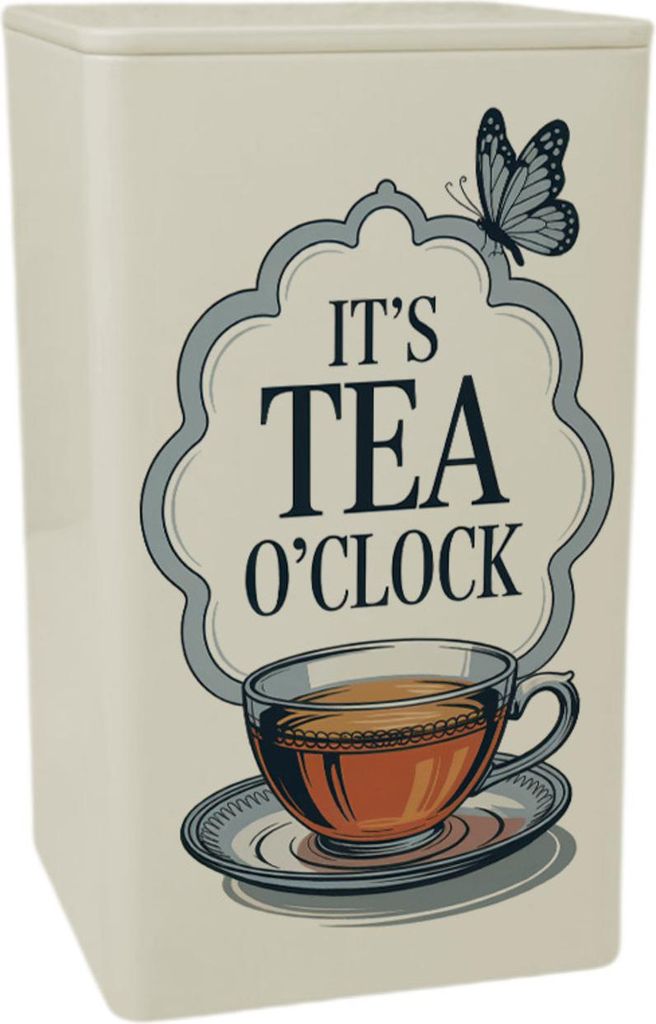 It's Tea o'clock TeeDose 900ml im Vintage-Stil